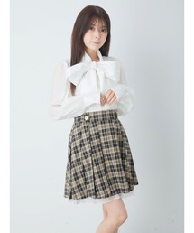 Ank Rouge | 裾オーガンジープリーツSK(スカート)