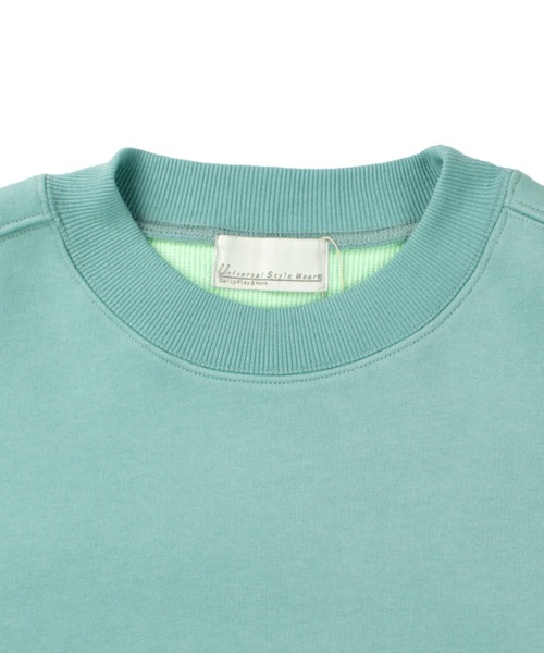 Universal Style Wear(ユニバーサルスタイルウェア)の「Universal Style Wear タオル バケツ クルーネック スウェット(スウェット・メンズ・グレイッシュベージュ/サックスブルー系/ブラック/オフホワイト・MEDIUM/LARGE/X-LARGE)」の6枚目の写真