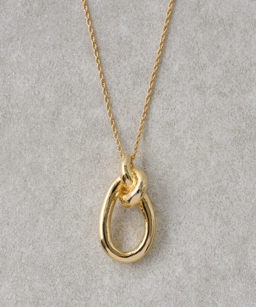 BEARDSLEY（ビアズリー）の「Knotモチーフネックレス（ネックレス・レディース・ゴールド・FREE）」の3枚目の写真