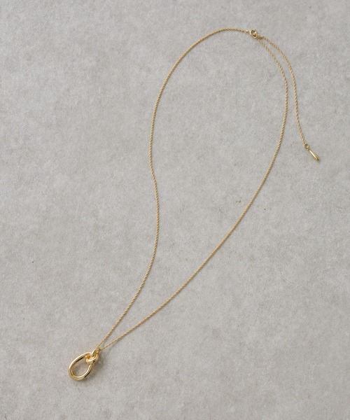 BEARDSLEY（ビアズリー）の「Knotモチーフネックレス（ネックレス・レディース・ゴールド・FREE）」の8枚目の写真