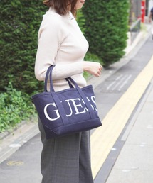 【GUESS】ゲス CANVAS ロゴプリント キャンバストートバッグ JP829005