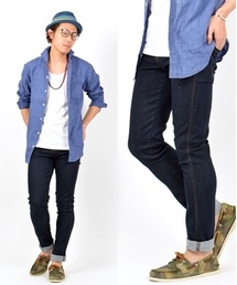 SHIPS JET BLUE | DR DENIM(ドクターデニム): SNAP RAW デニムスキニーパンツ 15SS(デニムパンツ)