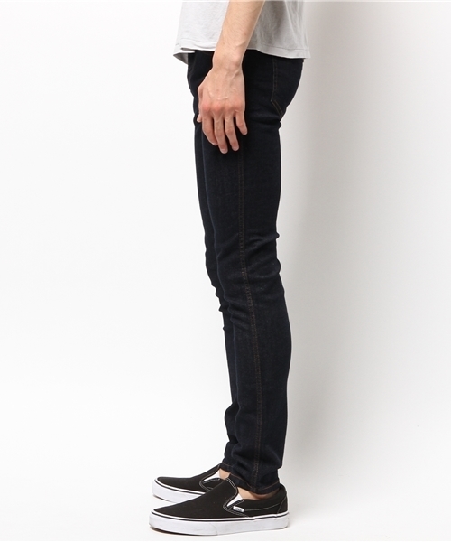 SHIPS JET BLUE（シップスジェットブルー）の「★★DR DENIM(ドクターデニム): SNAP RAW デニムスキニーパンツ 15SS（デニムパンツ・メンズ・ネイビー・34/32/30/28）」の10枚目の写真