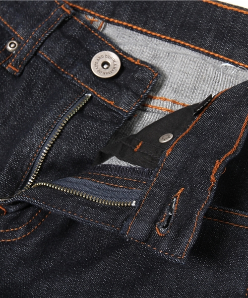 SHIPS JET BLUE（シップスジェットブルー）の「★★DR DENIM(ドクターデニム): SNAP RAW デニムスキニーパンツ 15SS（デニムパンツ・メンズ・ネイビー・34/32/30/28）」の6枚目の写真