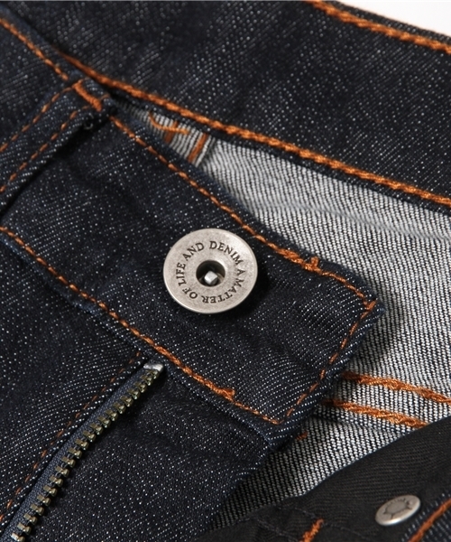 SHIPS JET BLUE（シップスジェットブルー）の「★★DR DENIM(ドクターデニム): SNAP RAW デニムスキニーパンツ 15SS（デニムパンツ・メンズ・ネイビー・34/32/30/28）」の7枚目の写真