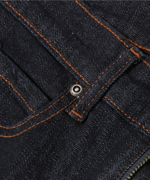 SHIPS JET BLUE（シップスジェットブルー）の「★★DR DENIM(ドクターデニム): SNAP RAW デニムスキニーパンツ 15SS（デニムパンツ・メンズ・ネイビー・34/32/30/28）」の8枚目の写真