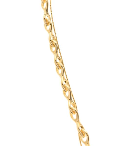 EMODA（エモダ）の「ダブルチェーンロゴネックレス（ネックレス・レディース・ゴールド/シルバー・FREE）」の7枚目の写真