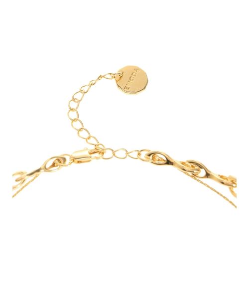 EMODA（エモダ）の「ダブルチェーンロゴネックレス（ネックレス・レディース・ゴールド/シルバー・FREE）」の6枚目の写真