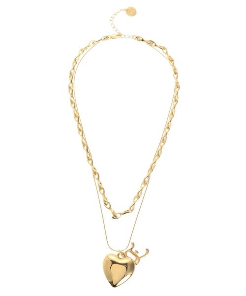 EMODA（エモダ）の「ダブルチェーンロゴネックレス（ネックレス・レディース・ゴールド/シルバー・FREE）」の4枚目の写真