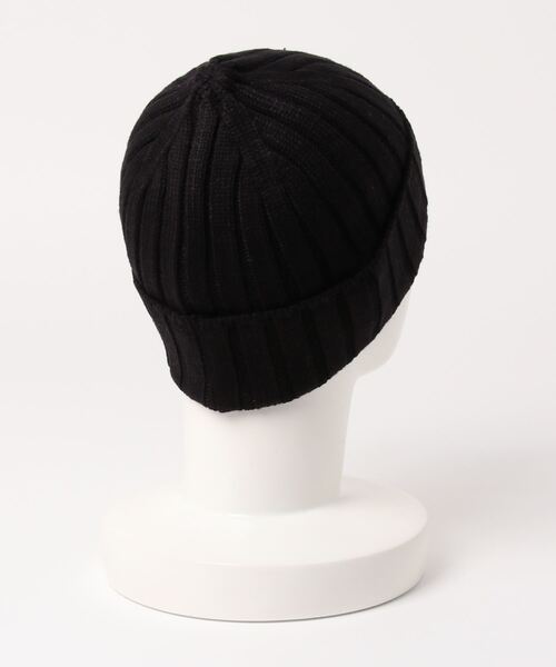 AZUL by moussy（アズールバイマウジー）の「BASIC RIB KNIT CAP/ベーシックリブニットキャップ（ニットキャップ/ビーニー・メンズ・ピンク/ブルー/ブラック・FREE）」の4枚目の写真