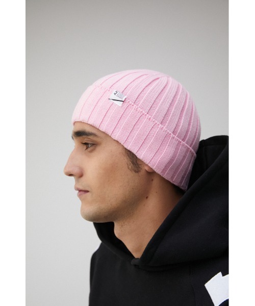 AZUL by moussy（アズールバイマウジー）の「BASIC RIB KNIT CAP/ベーシックリブニットキャップ（ニットキャップ/ビーニー・メンズ・ピンク/ブルー/ブラック・FREE）」の22枚目の写真