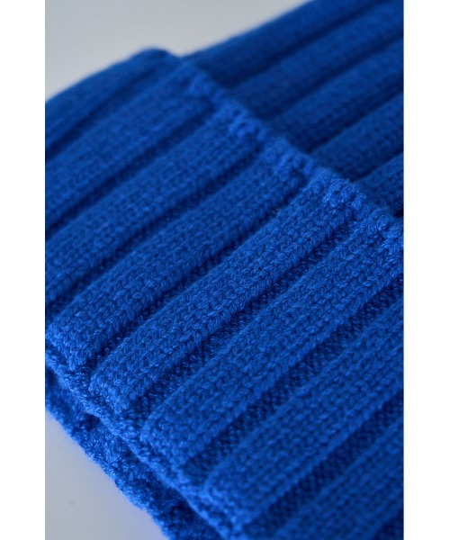 AZUL by moussy（アズールバイマウジー）の「BASIC RIB KNIT CAP/ベーシックリブニットキャップ（ニットキャップ/ビーニー・メンズ・ピンク/ブルー/ブラック・FREE）」の15枚目の写真