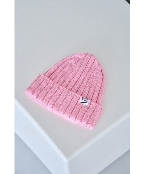 AZUL by moussy（アズールバイマウジー）の「BASIC RIB KNIT CAP/ベーシックリブニットキャップ（ニットキャップ/ビーニー・メンズ・ピンク/ブルー/ブラック・FREE）」の17枚目の写真