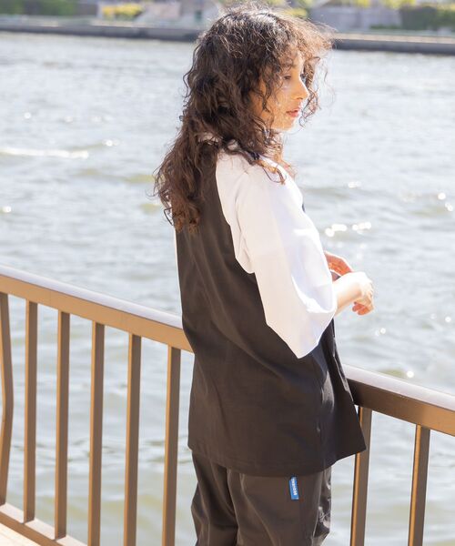 SEQUENZ（シークエンズ）の「【SEQUENZ】SPEED BALL RAGLAN S/S TEE / スピードボール ラグラン ツイルワッペン 半袖 TEE ブロークコア（Tシャツ/カットソー・メンズ・レモンイエロー/ホワイト/ブラック/バーガンディー・MEDIUM/LARGE/X-LARGE）」の17枚目の写真