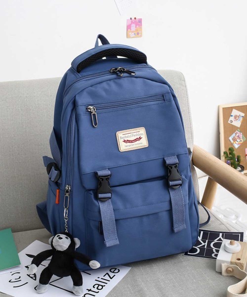 mushwear（マッシュウェア）の「【ZOZO限定カラー】カラーリュック（バックパック/リュック・レディース・ブラック/グリーン/ブルー/イエロー/ピンク/ブルー系その他/ブラック系その他/パープル/レッド・FREE）」の4枚目の写真