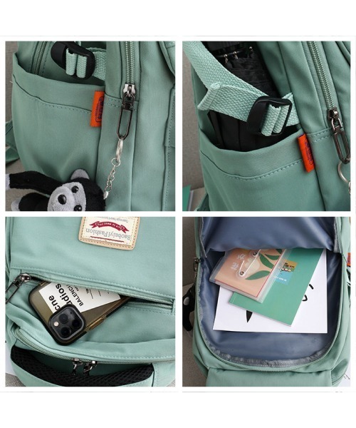 mushwear（マッシュウェア）の「【ZOZO限定カラー】カラーリュック（バックパック/リュック・レディース・ブラック/グリーン/ブルー/イエロー/ピンク/ブルー系その他/ブラック系その他/パープル/レッド・FREE）」の16枚目の写真