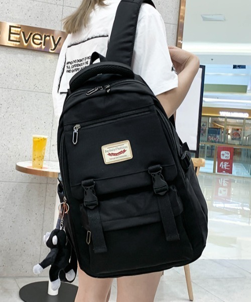 mushwear（マッシュウェア）の「【ZOZO限定カラー】カラーリュック（バックパック/リュック・レディース・ブラック/グリーン/ブルー/イエロー/ピンク/ブルー系その他/ブラック系その他/パープル/レッド・FREE）」の10枚目の写真