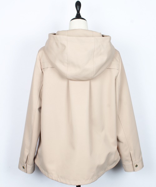 12Twelve Agenda（トゥエルブ　アジェンダ）の「グログランボンディングマウンテンパーカー（マウンテンパーカー・レディース・ベージュ/アイボリー/ネイビー・M）」の12枚目の写真