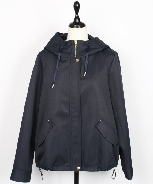 12Twelve Agenda（トゥエルブ　アジェンダ）の「グログランボンディングマウンテンパーカー（マウンテンパーカー・レディース・ベージュ/アイボリー/ネイビー・M）」の13枚目の写真