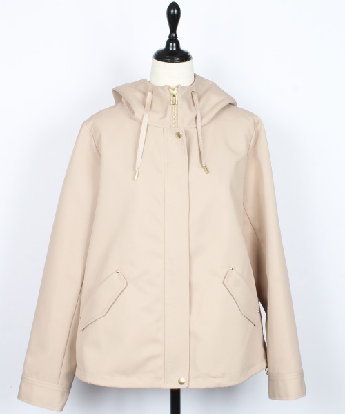 12Twelve Agenda（トゥエルブ　アジェンダ）の「グログランボンディングマウンテンパーカー（マウンテンパーカー・レディース・ベージュ/アイボリー/ネイビー・M）」の11枚目の写真
