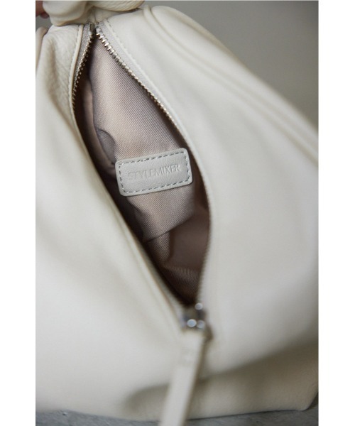 STYLEMIXER（スタイルミキサー）の「ノットワンハンドルバッグ（ハンドバッグ・レディース・アイボリー/ブラック/ベージュ・FREE）」の19枚目の写真