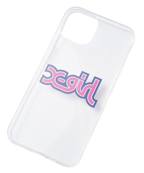 X-girl（エックスガール）の「CLEAR MOBILE CASE for iPhone 13（スマホケース/カバー・レディース・ライトブルー/マルチ/レッド/ピンク・ONE SIZE）」の11枚目の写真