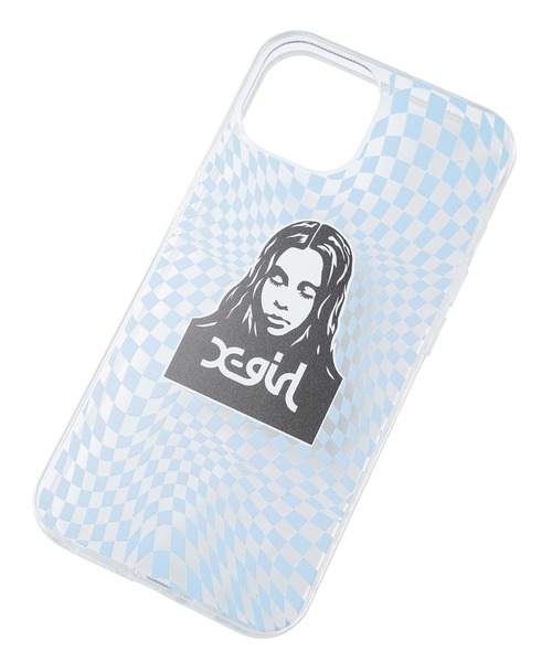 X-girl（エックスガール）の「CLEAR MOBILE CASE for iPhone 13（スマホケース/カバー・レディース・ライトブルー/マルチ/レッド/ピンク・ONE SIZE）」の13枚目の写真