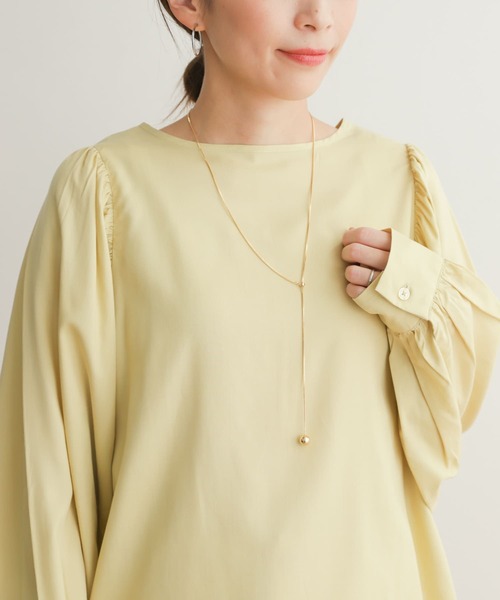 URBAN RESEARCH DOORS（アーバンリサーチドアーズ）の「ボールスライドネックレス（ネックレス・レディース・ゴールド/シルバー・-）」の3枚目の写真