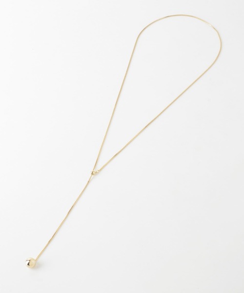 URBAN RESEARCH DOORS（アーバンリサーチドアーズ）の「ボールスライドネックレス（ネックレス・レディース・ゴールド/シルバー・-）」の4枚目の写真