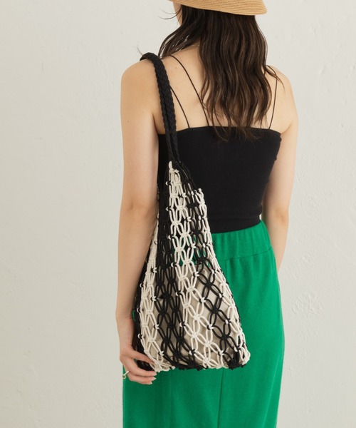 Kastane（カスタネ）の「カップ付きブラキャミ（キャミソール・レディース・ブラック/アイボリー/グリーン系その他・FREE）」の15枚目の写真