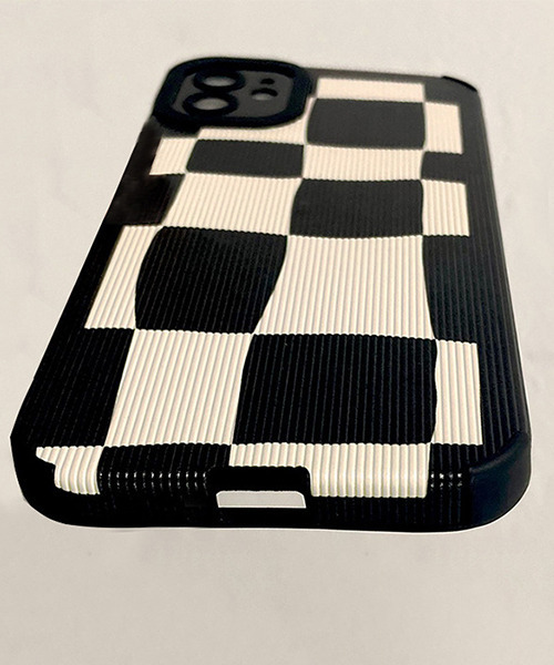 journal standard Furniture - ssself パールシェル カモメ お花柄 iPhone スマホケース ブラック journal standard Furniture - ssself パールシェル カモメ お花