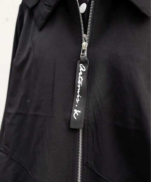 rovtski（ロフトスキー）の「ストレッチロングパーカー（パーカー・レディース・ベージュ/ブラック/ブルー・FREE）」の16枚目の写真