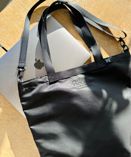 FREDRIK PACKERS(フレドリックパッカーズ)の「FREDRIK PACKERS フレドリックパッカーズ VAIL FLIGHT SATIN 2WAY トートBAG(ショルダーバッグ・レディース・ブラック/オリーブ/グリーン・ONESIZE)」の14枚目の写真