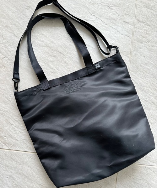 FREDRIK PACKERS(フレドリックパッカーズ)の「FREDRIK PACKERS フレドリックパッカーズ VAIL FLIGHT SATIN 2WAY トートBAG(ショルダーバッグ・レディース・ブラック/オリーブ/グリーン・ONESIZE)」の15枚目の写真
