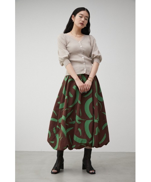 AZUL by moussy(アズールバイマウジー)の「MULTI WAY PUFF SLEEVE KNIT/マルチウェイパフスリーブニット(ニット/セーター・レディース・ブラック/ブルー/ライトベージュ・SMALL/MEDIUM)」の17枚目の写真