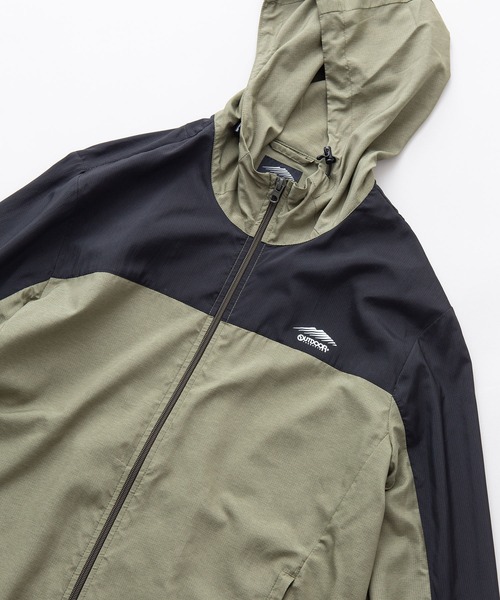 OUTDOOR PRODUCTS（アウトドアプロダクツ）の「【OUTDOOR PRODUCTS/アウトドアプロダクツ】撥水　防花粉　紫外線対策　透湿　パッカブル　リップストップパッカブルパーカー（パーカー・メンズ・ベージュ/ライトグリーン/カーキ/ブラック/ライトベージュ/チャコールグレー・MEDIUM/LARGE/X-LARGE）」の5枚目の写真