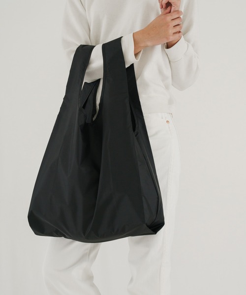 BAGGU(バグー)の「STANDARD BAGGU 468.ブラック(エコバッグ/サブバッグ・レディース・ブラック・FREE)」の6枚目の写真