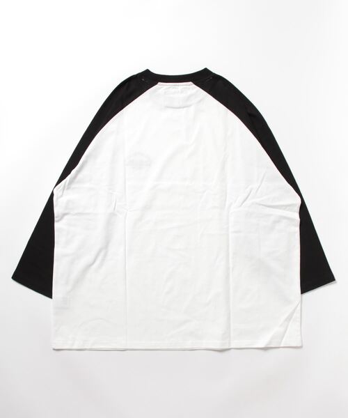 CPCM(シーピーシーエム)の「ラグラン1ポイント刺繍T(Tシャツ/カットソー・レディース・ブラック/ホワイト・LARGE/MEDIUM)」の20枚目の写真