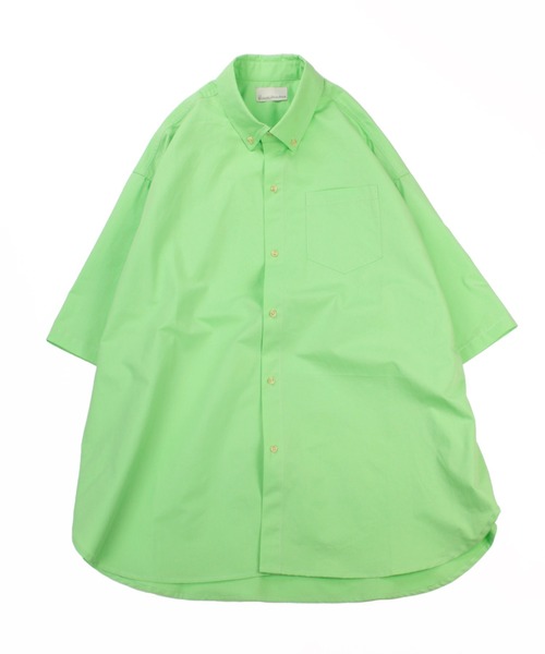 Universal Style Wear(ユニバーサルスタイルウェア)の「Universal Style Wear ラフ フィット ボタンダウン シャツ(シャツ/ブラウス・メンズ・ライトグリーン/オフホワイト/ライトイエロー/ブラック・MEDIUM/LARGE/X-LARGE)」の13枚目の写真