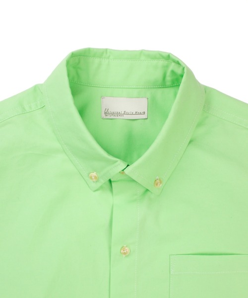 Universal Style Wear(ユニバーサルスタイルウェア)の「Universal Style Wear ラフ フィット ボタンダウン シャツ(シャツ/ブラウス・メンズ・ライトグリーン/オフホワイト/ライトイエロー/ブラック・MEDIUM/LARGE/X-LARGE)」の15枚目の写真