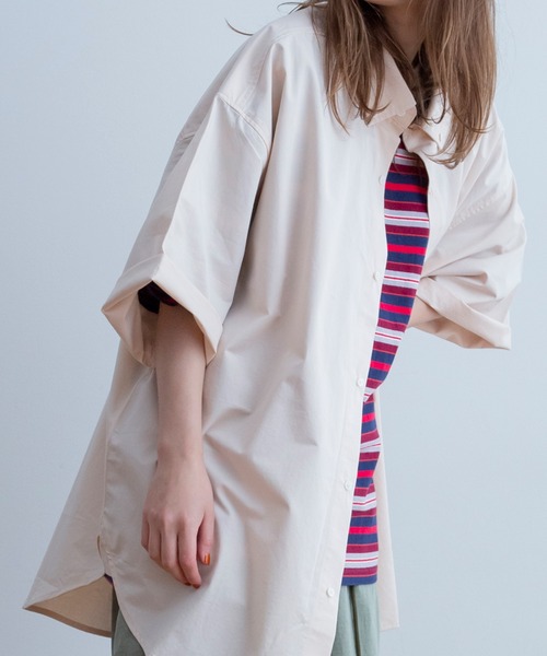 Universal Style Wear(ユニバーサルスタイルウェア)の「Universal Style Wear ラフ フィット ボタンダウン シャツ(シャツ/ブラウス・メンズ・ライトグリーン/オフホワイト/ライトイエロー/ブラック・MEDIUM/LARGE/X-LARGE)」の8枚目の写真
