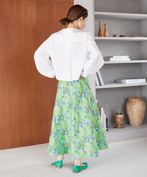 新品タグ付き IENA＊ALBINI フラワージャガードスカート 36 ファッション IENA ALBINI フラワージャガードスカート