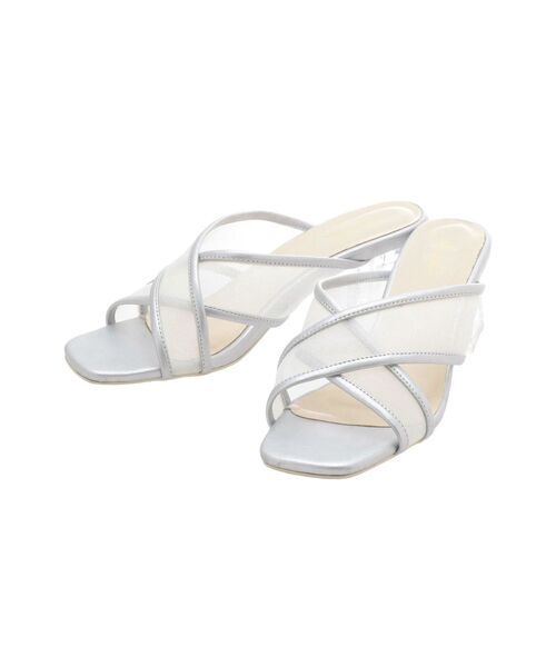 dazzlin(ダズリン)の「クロスメッシュシアーサンダル(サンダル・レディース・シルバー/ベージュ・LARGE/MEDIUM)」の20枚目の写真