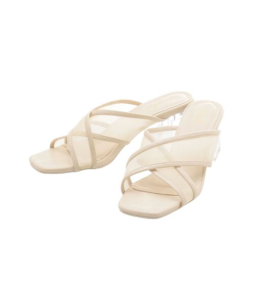 dazzlin(ダズリン)の「クロスメッシュシアーサンダル(サンダル・レディース・シルバー/ベージュ・LARGE/MEDIUM)」の21枚目の写真