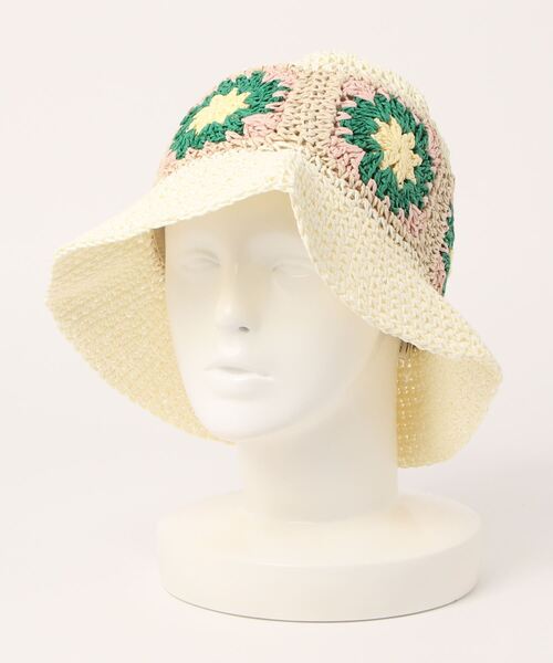 CPCM（シーピーシーエム）の「花刺繍クロシェバケットハット（ハット・レディース・アイボリー/ベージュ・FREE）」の21枚目の写真