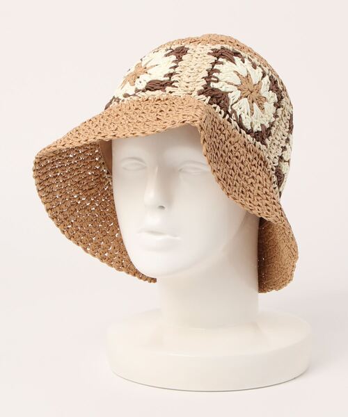 CPCM（シーピーシーエム）の「花刺繍クロシェバケットハット（ハット・レディース・アイボリー/ベージュ・FREE）」の22枚目の写真