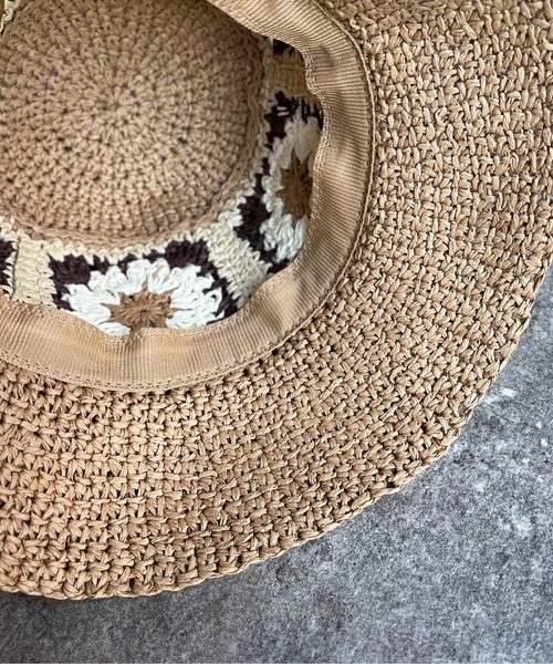 CPCM（シーピーシーエム）の「花刺繍クロシェバケットハット（ハット・レディース・アイボリー/ベージュ・FREE）」の18枚目の写真