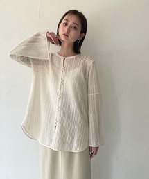 CLEIO | 【CLEIO】ベルスリーブレースシャツ(シャツ/ブラウス)