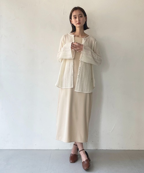 CLEIO(クレイオ)の「【CLEIO】ベルスリーブレースシャツ(シャツ/ブラウス・レディース・ブラック/アイボリー/ライトベージュ・FREE)」の22枚目の写真