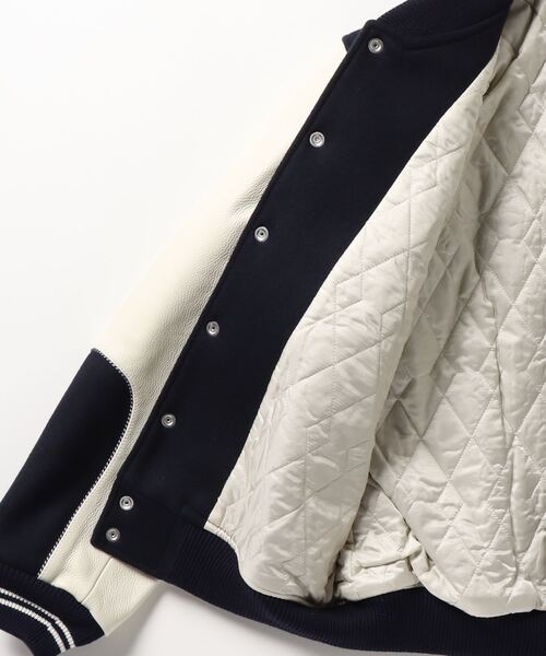 FORSOMEONE(フォーサムワン)の「FORSOMEONE VARSITY JACKET(スタジャン・メンズ・ネイビー・50/48)」の14枚目の写真